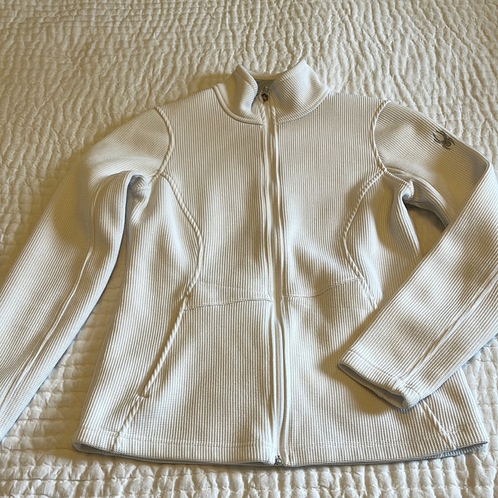 Spider full zip up mid weight layering sweater jacket